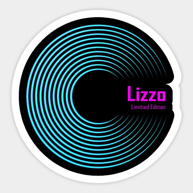 Limitied Edition Lizzo Logo Vinyl Record - Lizzo - Sticker | TeePublic